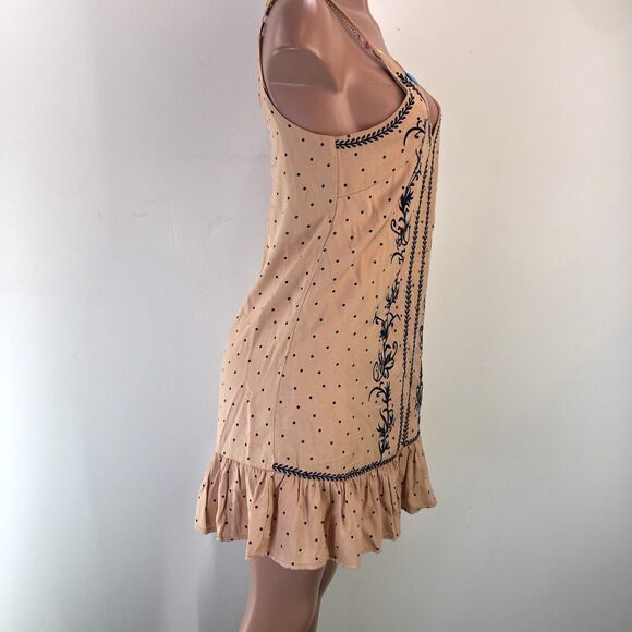 She + Sky Sleeveless Dress Women’s Size M- Strappy Blue  Floral Fully Lined - Picture 3 of 15